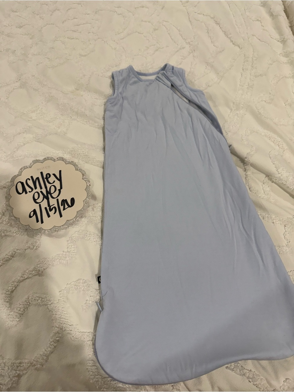 Kyte BABY Light Blue Sleeveless Sleep Sack